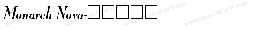 Monarch Nova字体转换